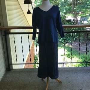 Eddie Bauer 3/4 Sleeved Sweater Shirt